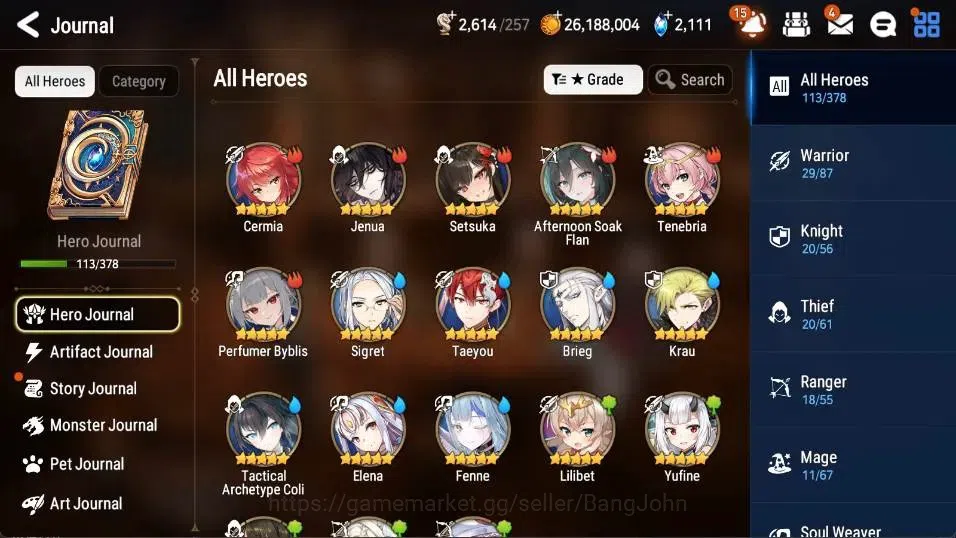 Epic Seven Accounts Global Unverif|New Era|7 ML[Belian,D Bride Senya,L image 7