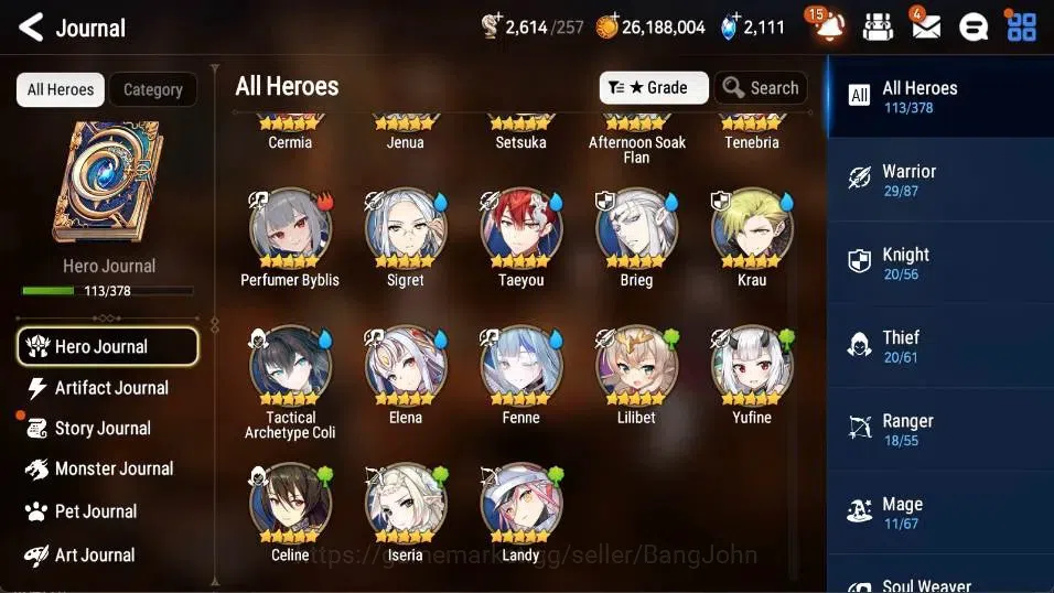 Epic Seven Accounts Global Unverif|New Era|7 ML[Belian,D Bride Senya,L image 8