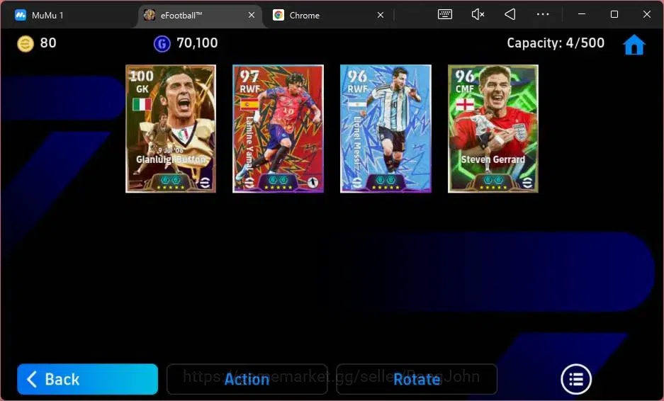 eFootball Accounts Mobile|PW 3095|Bigtime Gianluigi Buffon|Epic Steve image 3
