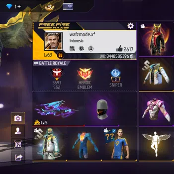 Free Fire Accounts AKUN FF MURAH - SET SEREM - SET FULL IDAMAN - ELIT CS DANA PELAJAR