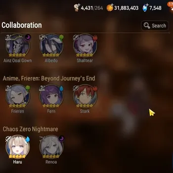 Epic Seven Accounts High-End Global UnVerif|Mor37|5 ML(Lisette,Sheperd Dark Diene,NM Luna,Zio,Etc)+Haru,AFS Flan,Etc|538