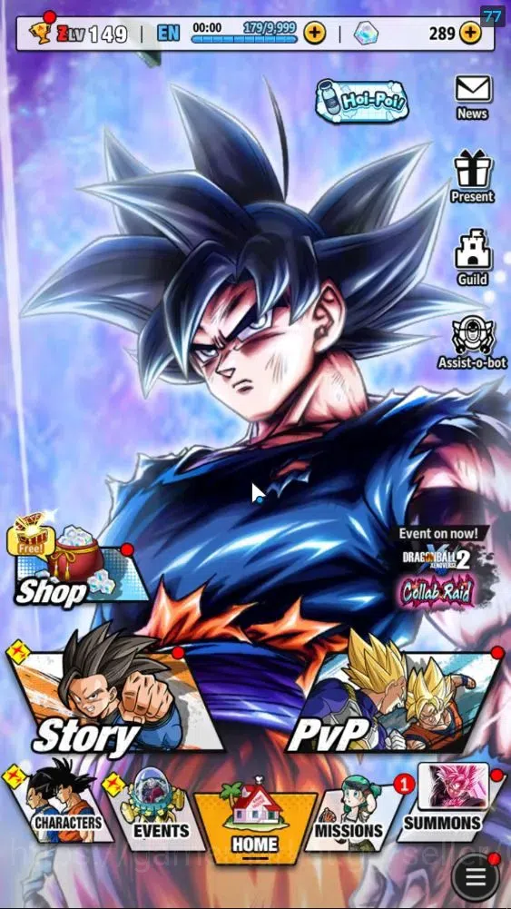Dragon Ball Legends Accounts High-End 280M Total Power|LV 149|1LR+5UL+LL|SSRS(GokuBlack),SS(Goku 1