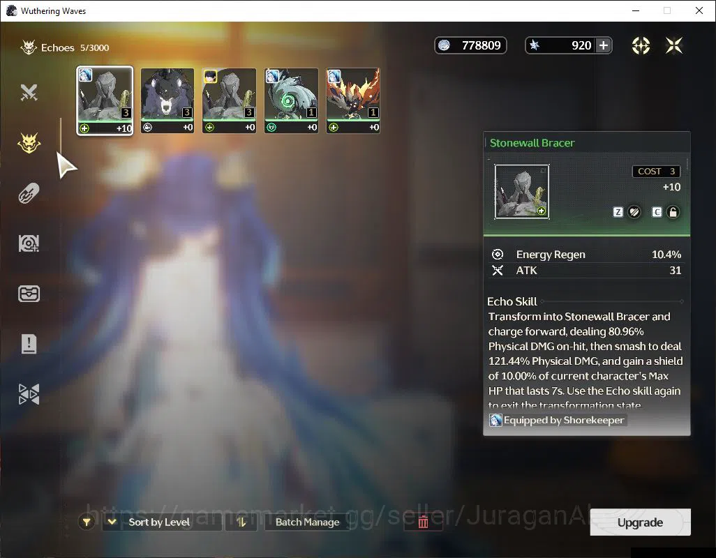 Wuthering Waves Accounts Starter SEA | UL 10 | Starter | 2 Limited+10 Radiant Tide | Iuno,Shorekeeper | DB Lv1 | MC Male 5
