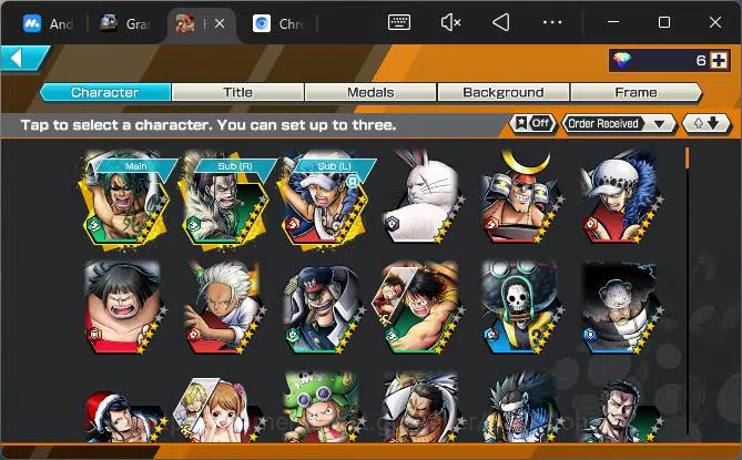 One Piece Bounty Rush Accounts GLOBAL| EX 1| PR 13|WI Trafalgar Law,FD Kuma&Bonne image 3