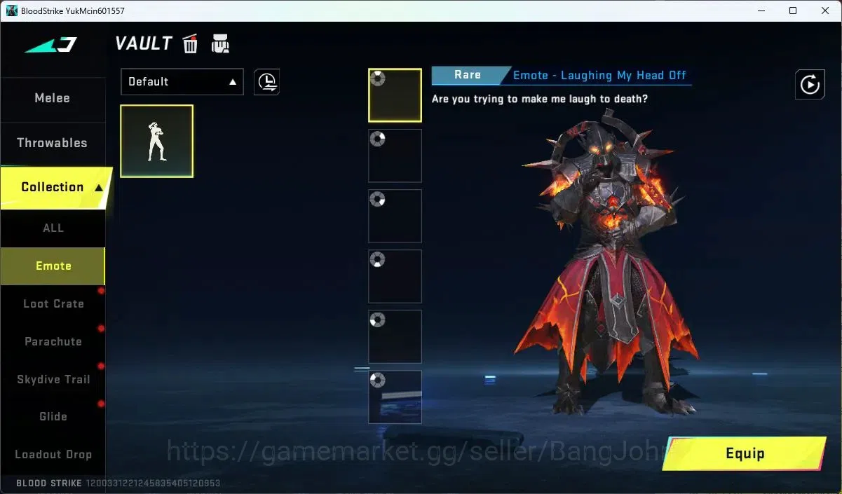 Blood Strike Accounts ASIA | Collab AK47-Sacred Axe Rhitta | 5 Legendary image 12