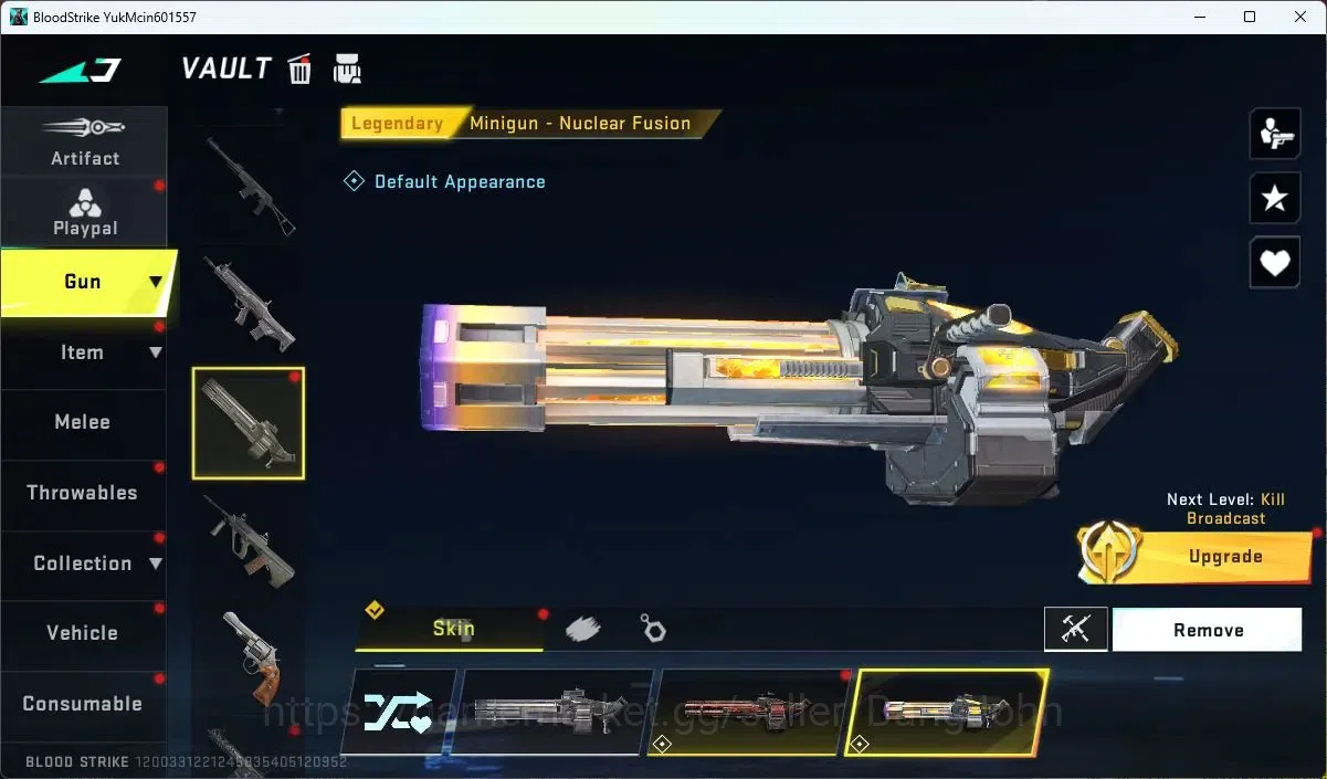 Blood Strike Accounts ASIA | Collab AK47-Sacred Axe Rhitta | 5 Legendary image 16