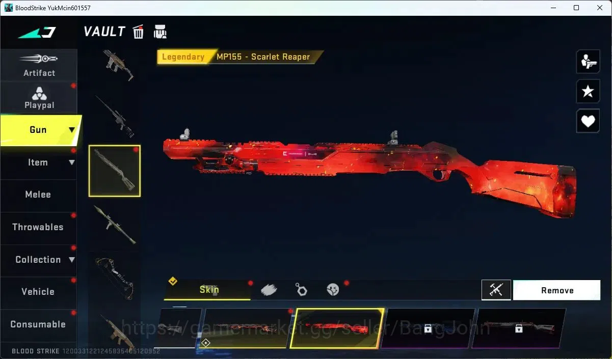 Blood Strike Accounts ASIA | Collab AK47-Sacred Axe Rhitta | 5 Legendary image 17