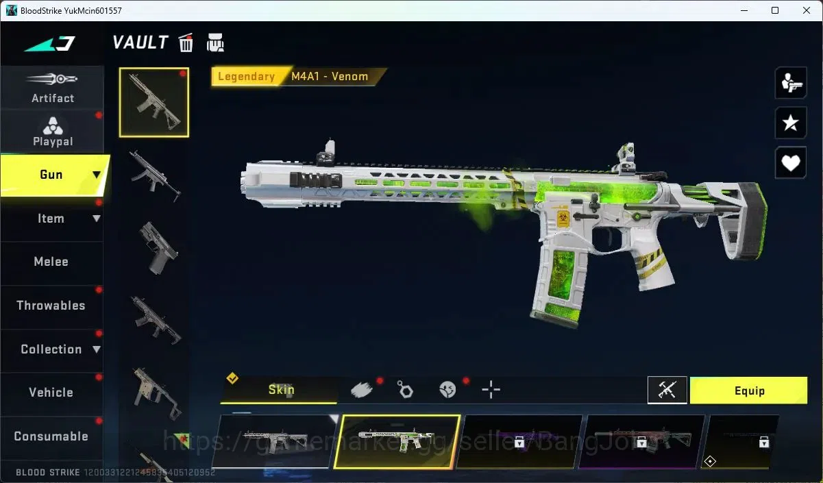 Blood Strike Accounts ASIA | Collab AK47-Sacred Axe Rhitta | 5 Legendary image 19