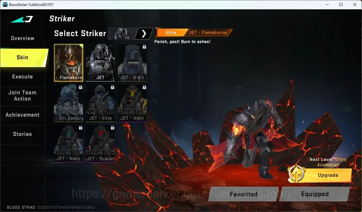 Blood Strike Accounts ASIA | Collab AK47-Sacred Axe Rhitta | 5 Legendary image 4