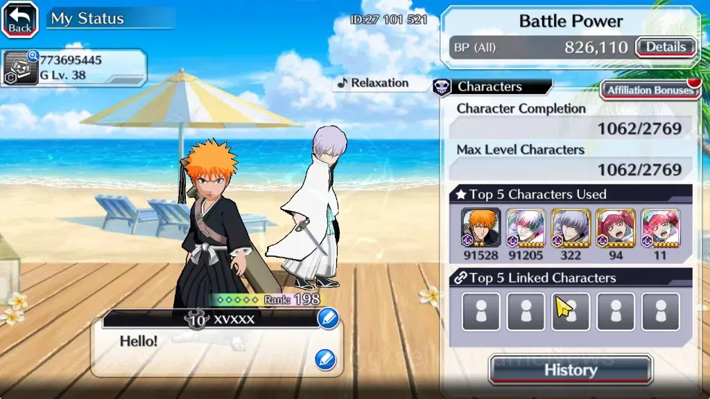 Bleach: Brave Souls Accounts High-End [GLOBAL]|56K Orb|DreamTeam Ichigo,TYBW26 Yachiru,Yukio,Riruka,Renewed Ichigo,TYBW25 3
