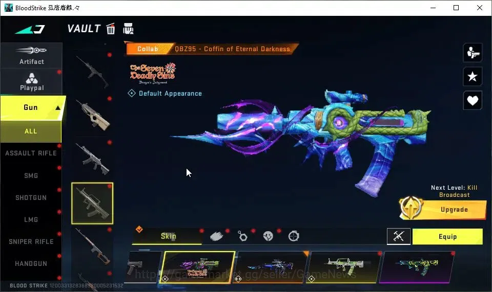 Blood Strike Accounts ASIA|ETERNAL Desert Eagle-Scorpius|2 ULTRA Melee|4 image 12