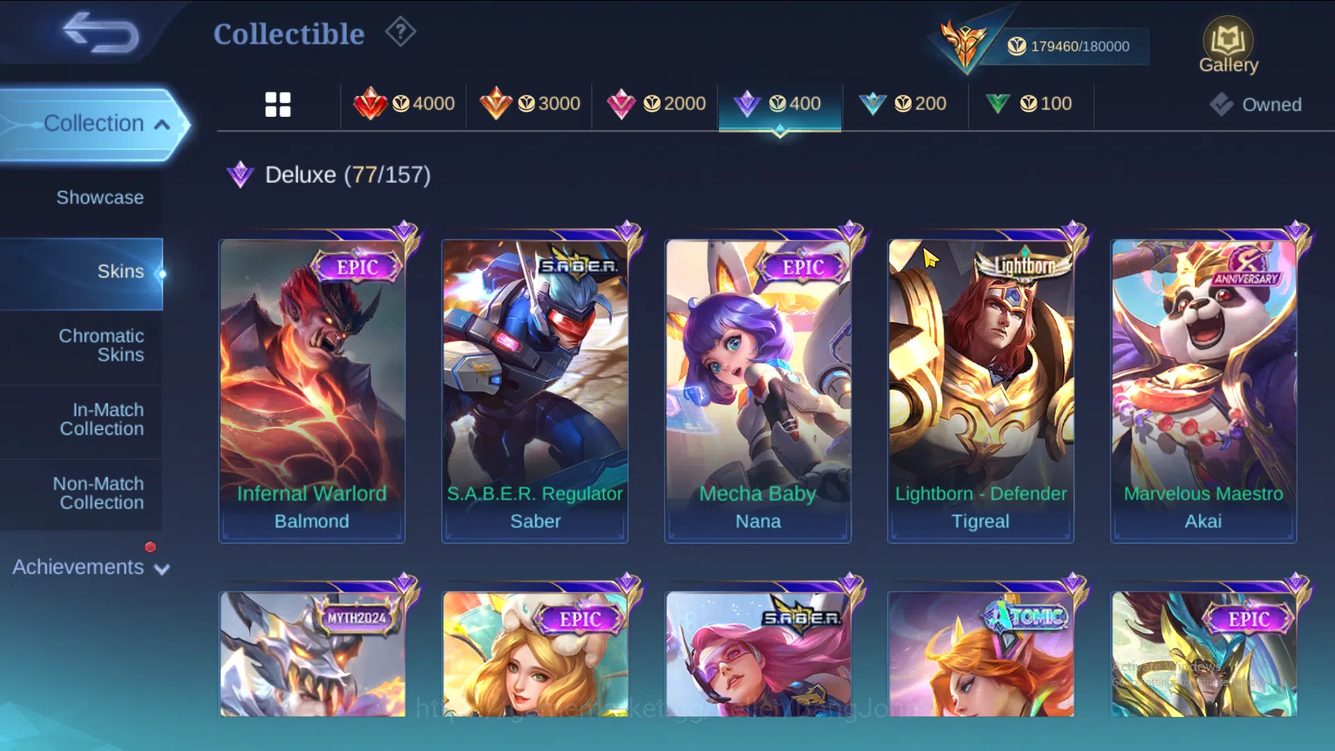 Mobile Legends: Bang Bang Accounts Hero 131 | Skin 487 |  Legend Saber | Legend Lunox image 10