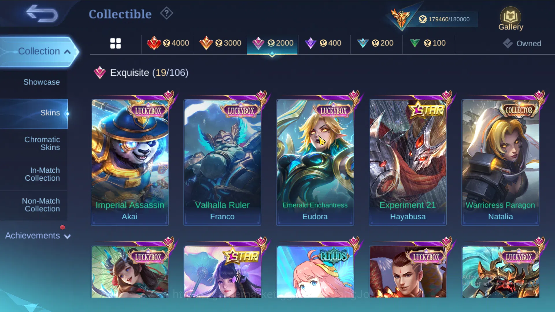 Mobile Legends: Bang Bang Accounts Hero 131 | Skin 487 |  Legend Saber | Legend Lunox image 8
