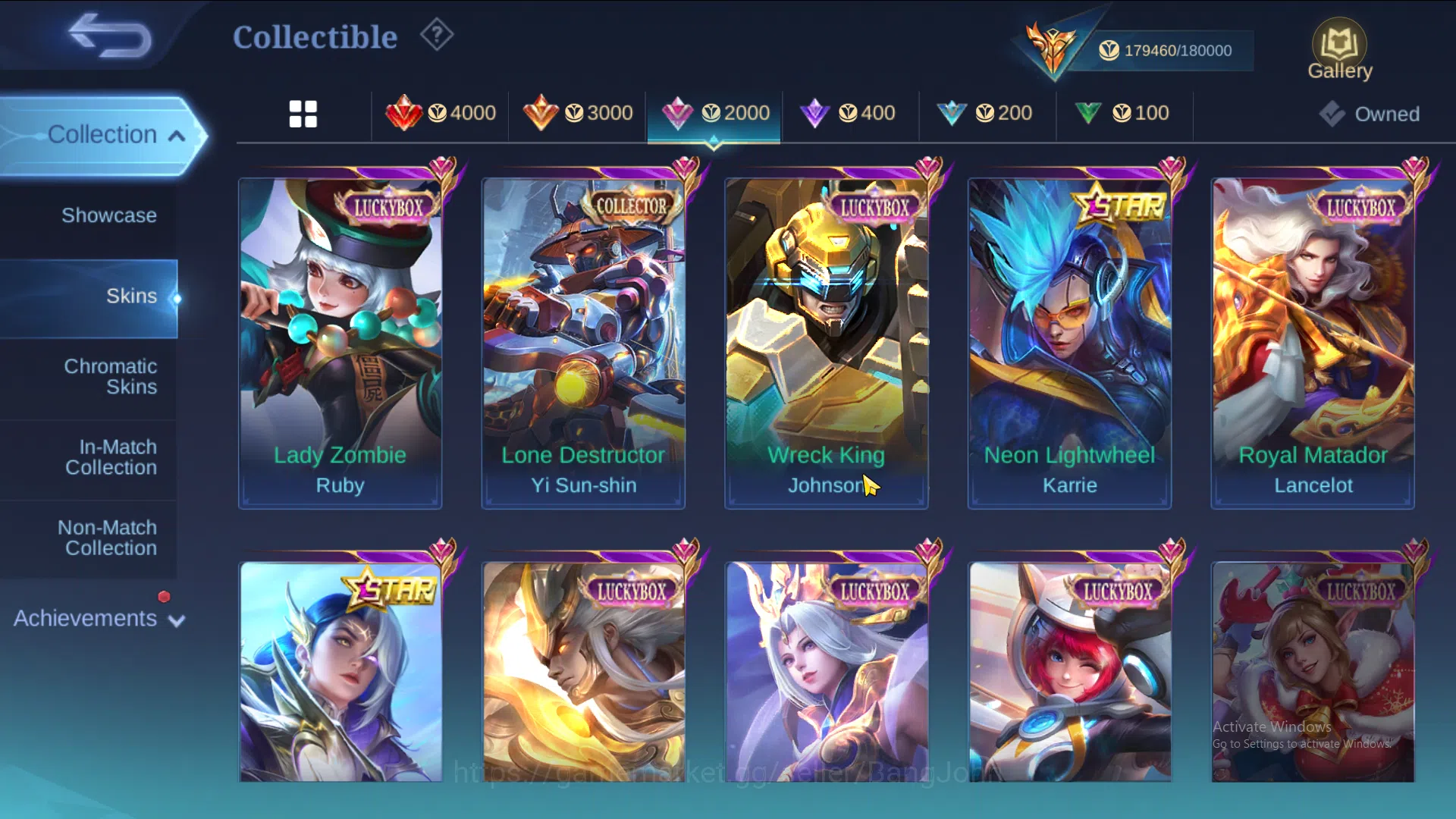 Mobile Legends: Bang Bang Accounts Hero 131 | Skin 487 |  Legend Saber | Legend Lunox image 9