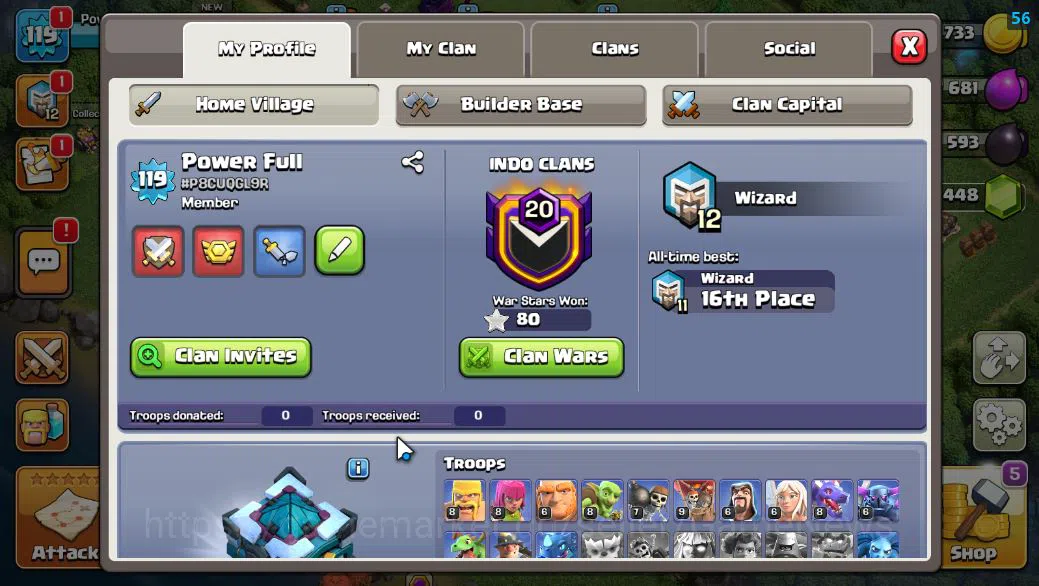 Clash of Clans Accounts Starter TH 13 -BH 7|LV 119|HH 7|BK 40,AQ 40,GW 20,MP 40,RC 25|448 Gems|CN OFF|Protect OFF|TAKE 6