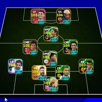 eFootball Accounts Legends & Iconic Players Android|Power 3211|22 Epic Lamine Yamal,Rui Costa,Giorgio Chiellini,Cristiano