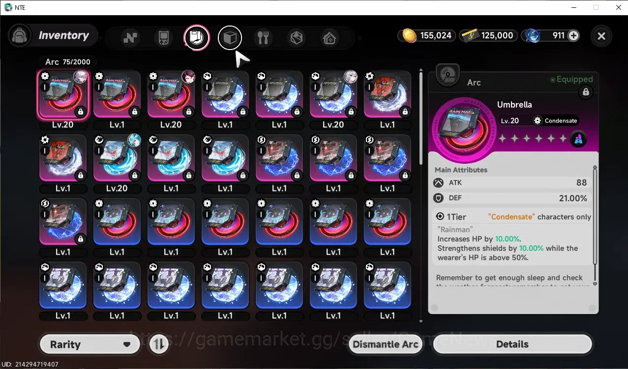 Neverness to Everness Accounts GLOBAL SEA|HL 3|2 SSR(Lacrimosa),Baicang|Selector  image 7