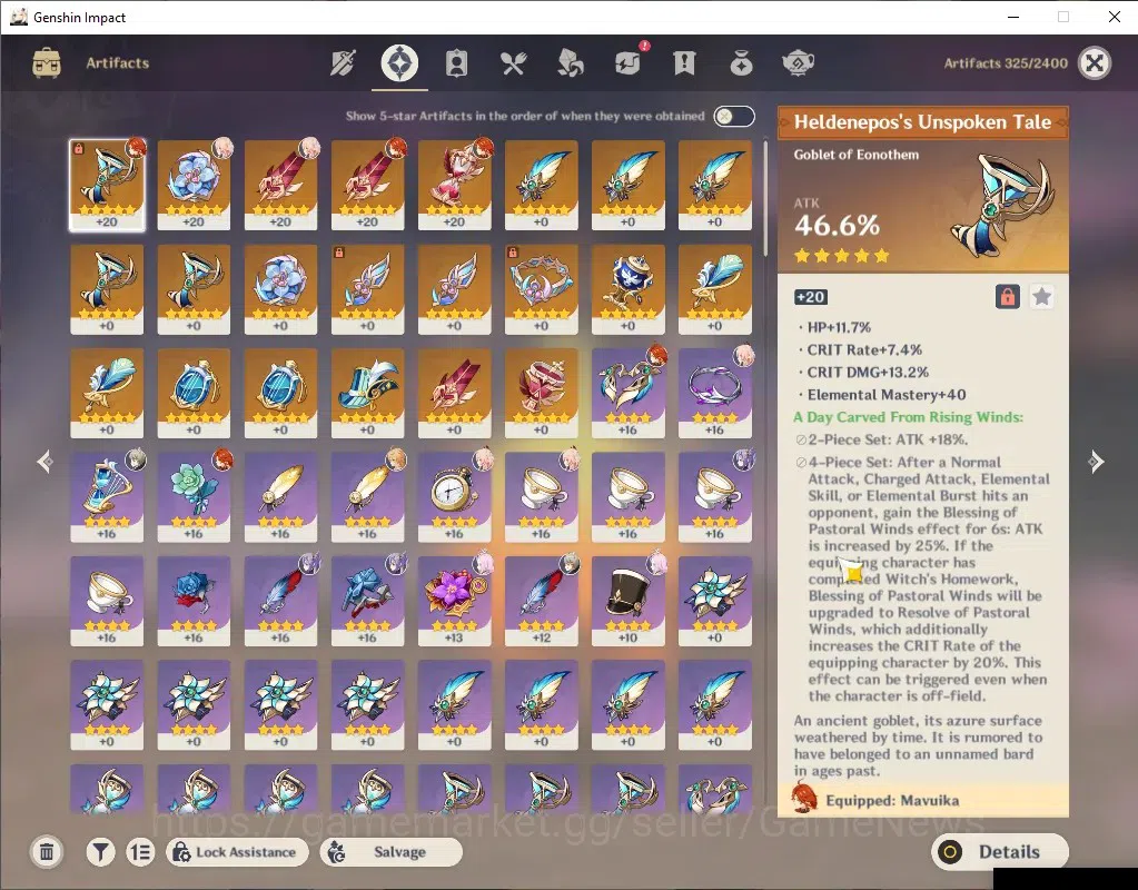 Genshin Impact Accounts ASIA|AR 45|Reoni ON|2 Limited [Mavuika,Linnea] + S image 5