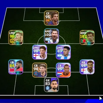 eFootball Accounts Starter Andorid|Power 2783|Epic Luis Figo,Marco Reus|Show Time Noussair Mazraoui,Lionel Messi,Lamine