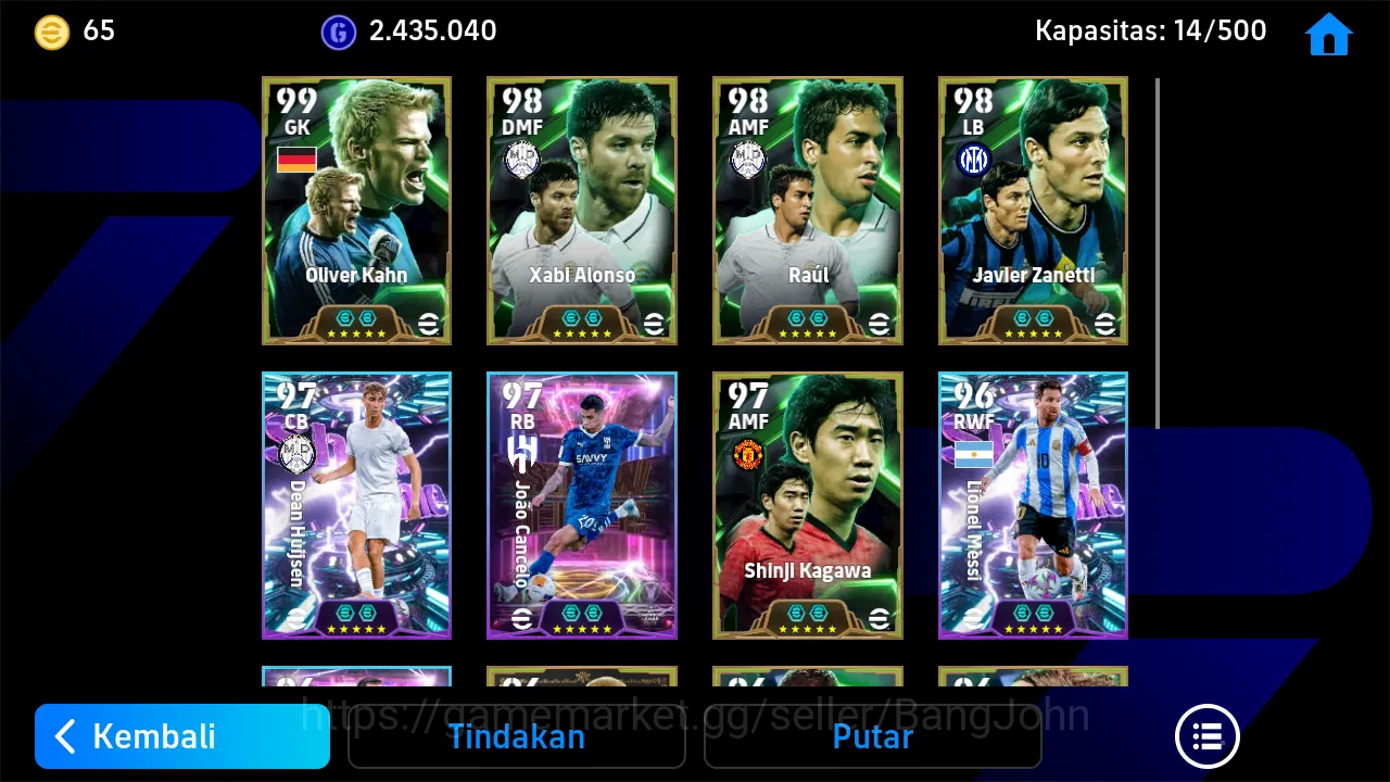 Power 3155 | jao cancelo showtime | dean huijsen showtime | shinji kagawa | zanetti | xabi alonso | o khan EFB408B eFootball Others Power 3155 | jao cancelo showtime | dean huijsen s image 1