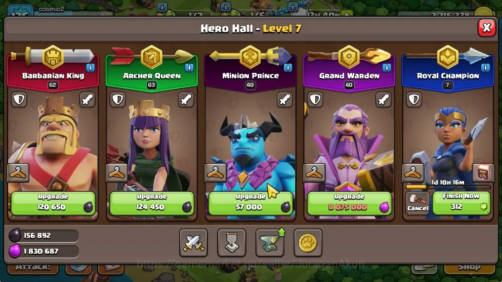 Clash of Clans Accounts TH 13 - BH 7|LV 136|TROPHY 3103|HH 7|BK 62,AQ 63,G image 5