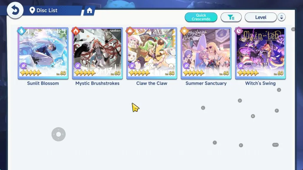 Stella Sora Accounts GLOBAL|Lv20|9 SSR(Freesia,Chixia T1,Nazuna T1,Mistique)+Sign[Gerie T1,Minova 3