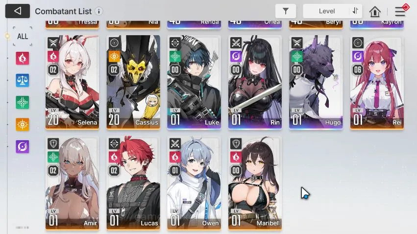Chaos Zero Nightmare Accounts ASIA Lv51| 11 SSR (ChizuruM1+Sign,HaruM2,YukiM1,KhalipeM3,RenoaM2,etc) | 11 SR+22 SR Partner 2
