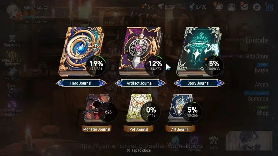 Epic Seven Accounts GLOBAL Unverif|New Era|1 ML( ZIO )+Saria,Landy|Poh image 3