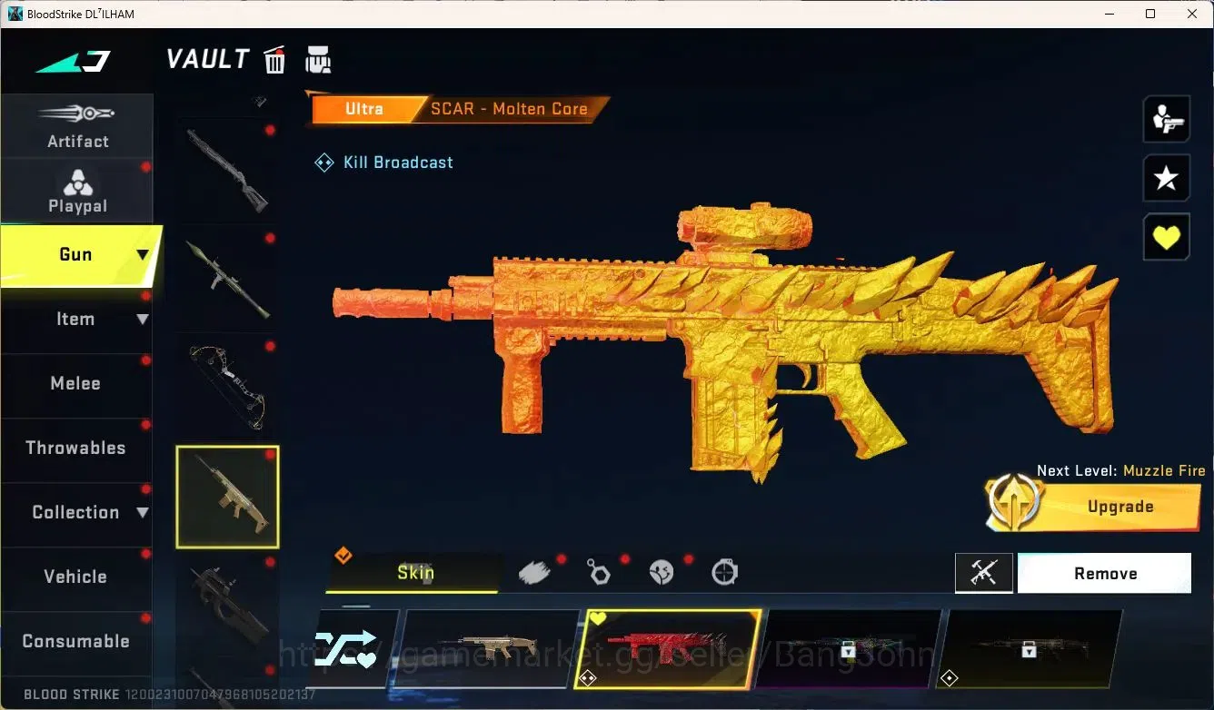 Blood Strike Accounts ASIA | 1 ETERNAL: Desert Eagle | 2 7DS | 2 ULTRA G image 13