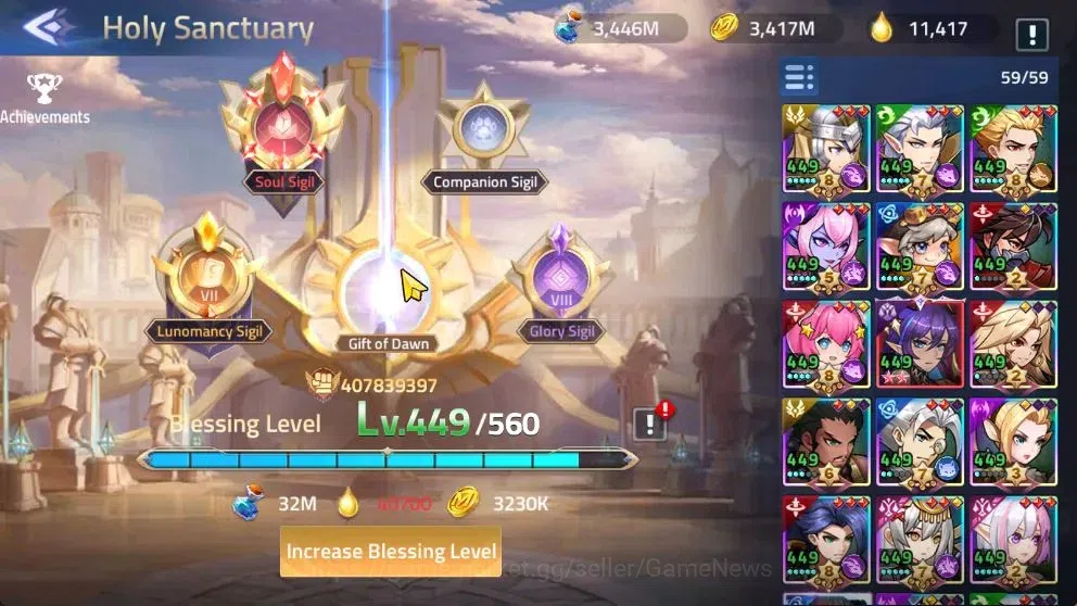 Mobile Legends: Adventure Accounts Sv 70xxx|VIP10|Lvl 277|407M Pwr|2 Nexus,62 Awk|4 U image 19