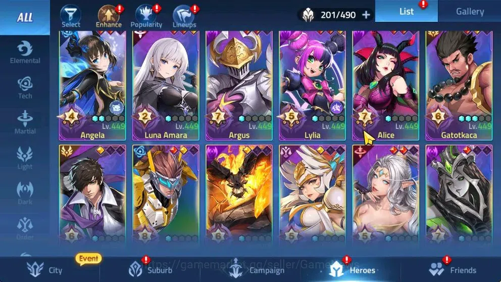 Mobile Legends: Adventure Accounts Sv 70xxx|VIP10|Lvl 277|407M Pwr|2 Nexus,62 Awk|4 U image 5