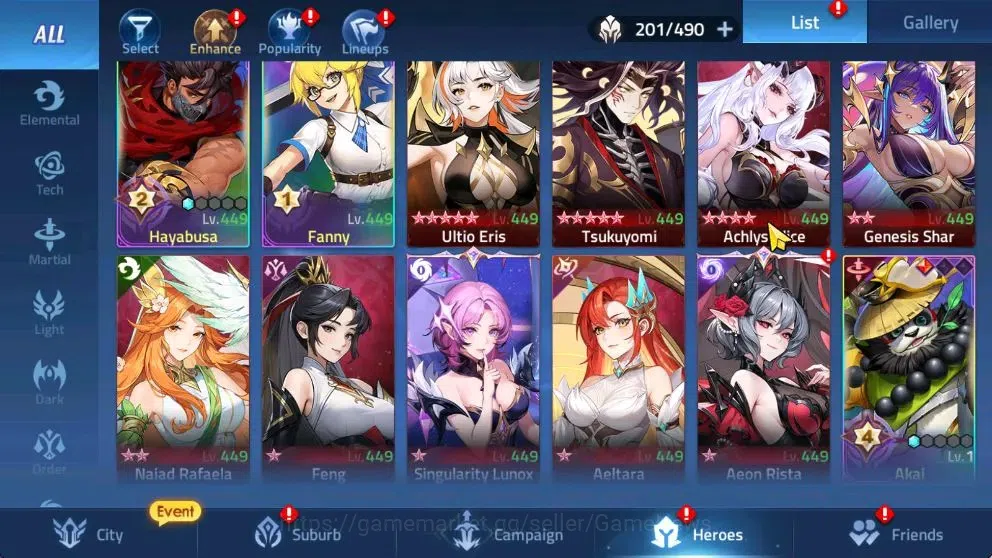 Mobile Legends: Adventure Accounts Sv 70xxx|VIP10|Lvl 277|407M Pwr|2 Nexus,62 Awk|4 U image 7