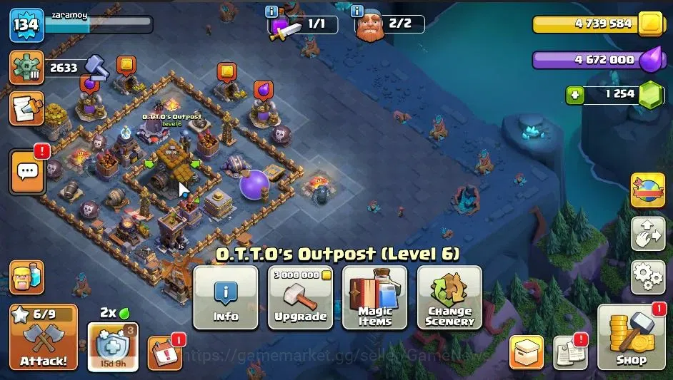 Clash of Clans Accounts LV 134|TH 15-BH 9|HH 9|BK 45,AQ 52,GW 35,MP 45,RC  image 12