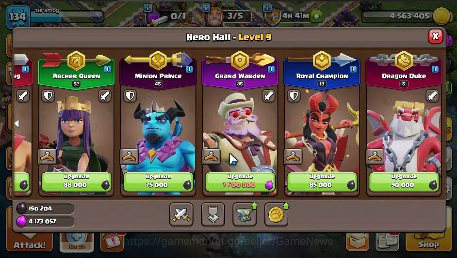 Clash of Clans Accounts LV 134|TH 15-BH 9|HH 9|BK 45,AQ 52,GW 35,MP 45,RC  image 8