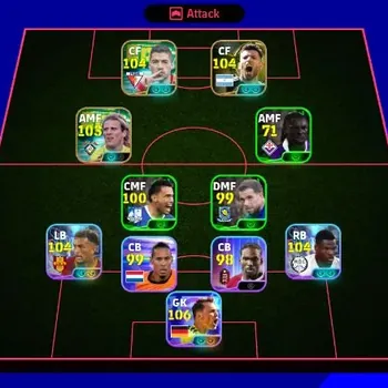 eFootball Accounts Legends & Iconic Players Mobile|PW 3123|Epic Forlan,Suarez,Aguero,Aubameyang|Showtime