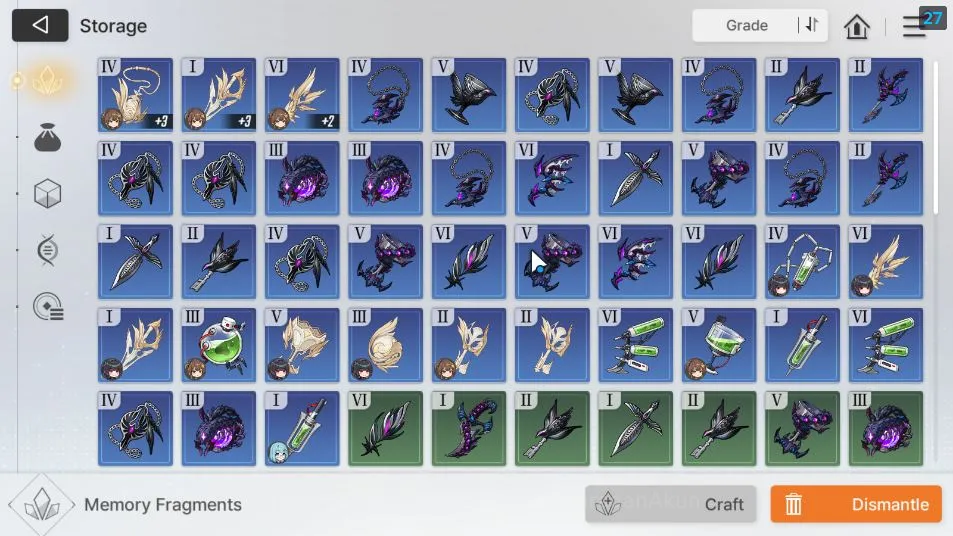 Chaos Zero Nightmare Accounts GLOBAL LV30| 5SSR(RinM1 Yuki MeilinM1 HaruM1 Kayron)+ 8SR(BerylM2,MikaM4,ReiM3,Etc) 24SR 9