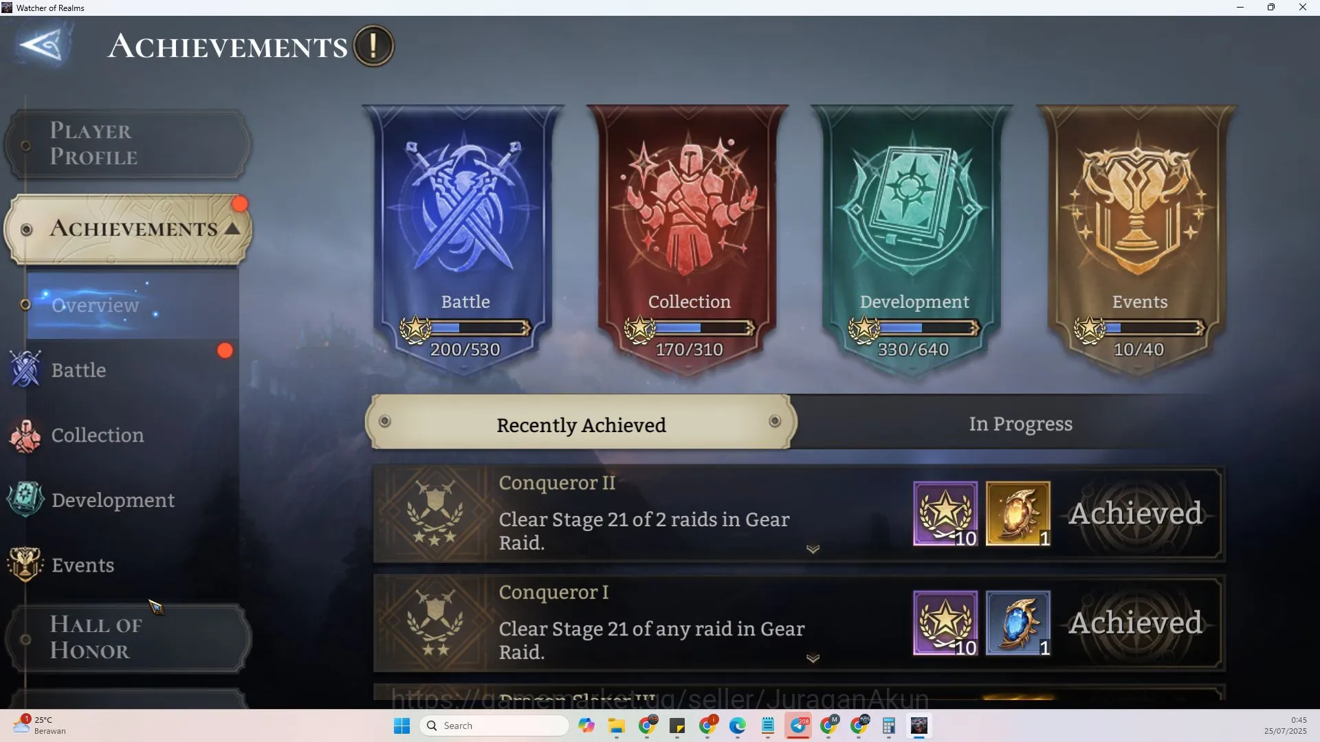 Watcher of Realms Accounts End-Game 60x|Pwr6.4M|10Lord(PraetusA3,Ingrid,Aracha etc)71Legend|Unamable Ajax|58K 9