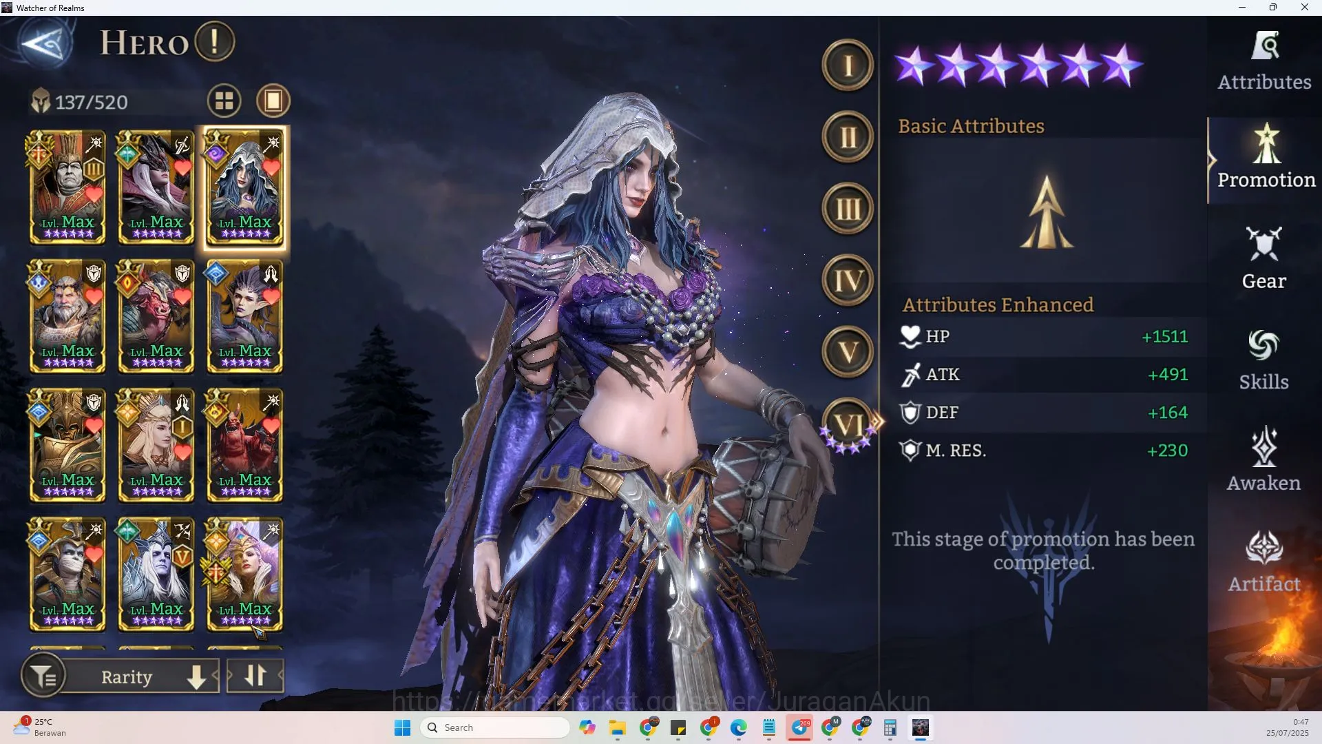 Watcher of Realms Accounts End-Game 60x|Pwr6.4M|10Lord(PraetusA3,Ingrid,Aracha etc)71Legend|Unamable Ajax|58K 5