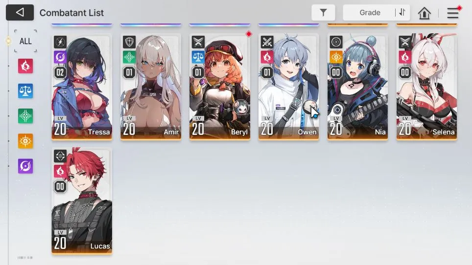 Chaos Zero Nightmare Accounts GLOBAL Lv22| 4SSR(Kayron,Orlea,Haru,Meilin)+9SR(MikaM3,Selena,Lucas,TressaM2,etc)+7SR 9