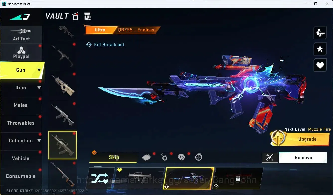 Blood Strike Accounts ASIA | 2 EVA: MCX,KATYA | 1 AOT: FAL | 1 Limited R image 13