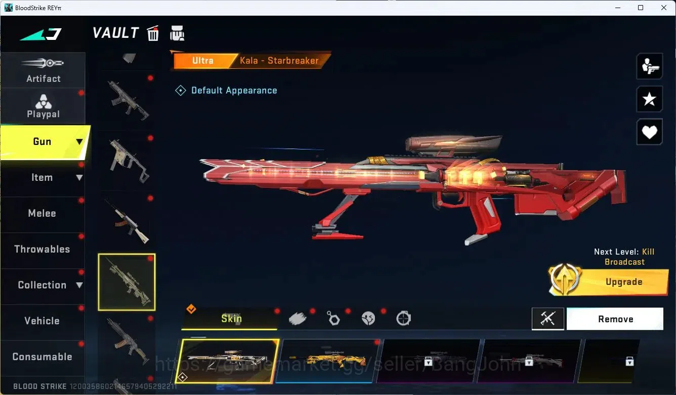 Blood Strike Accounts ASIA | 2 EVA: MCX,KATYA | 1 AOT: FAL | 1 Limited R image 6