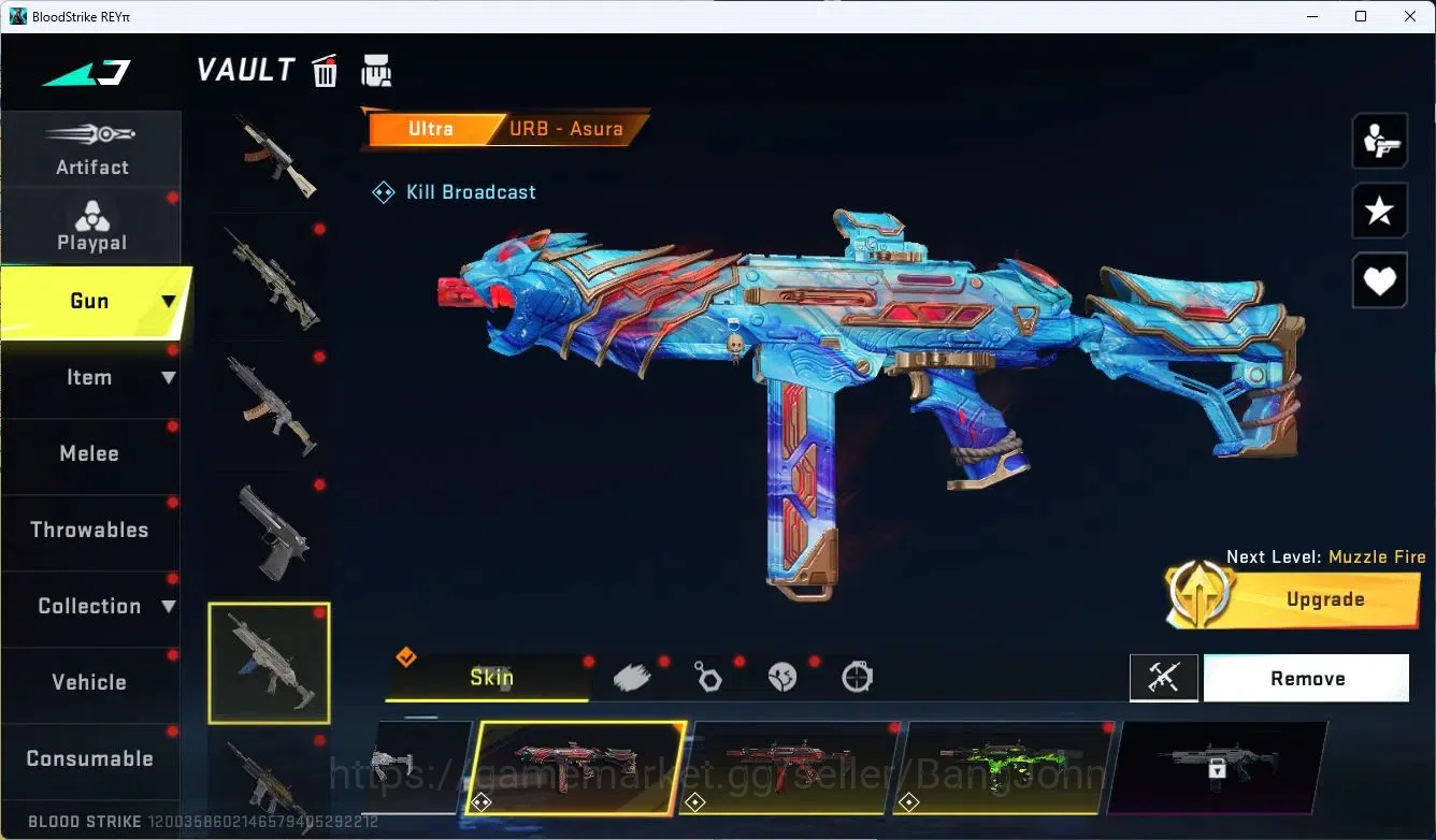Blood Strike Accounts ASIA | 2 EVA: MCX,KATYA | 1 AOT: FAL | 1 Limited R image 7