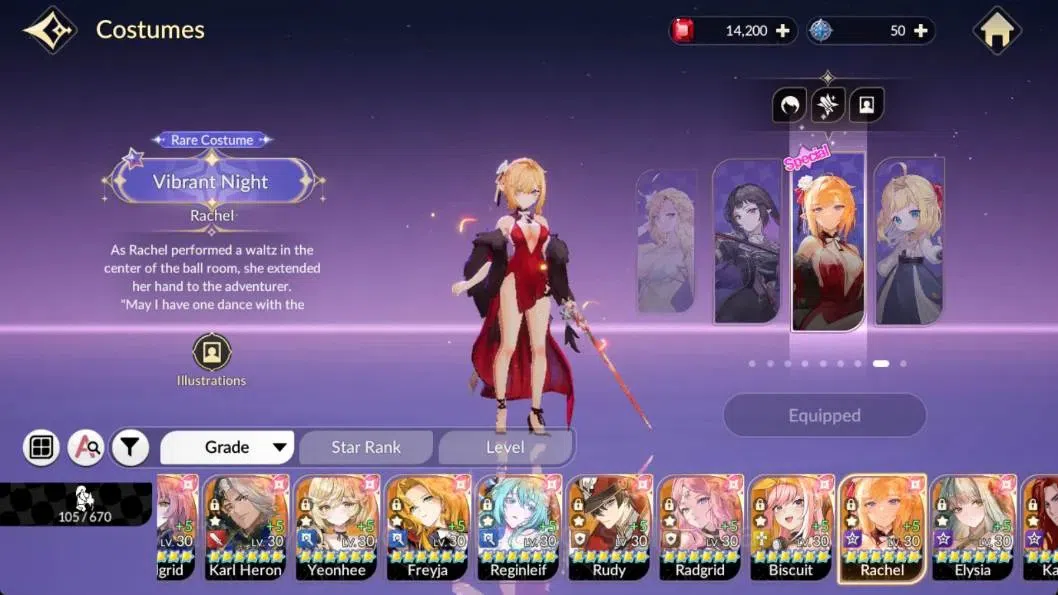 Seven Knights Re:Birth Accounts Global|FullEX7(Juri,Fai,Gelidus,Melia,Rosie)35TC6( image 5