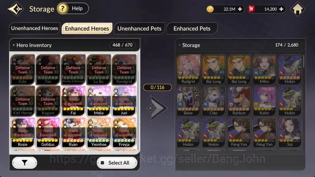 Seven Knights Re:Birth Accounts Global|FullEX7(Juri,Fai,Gelidus,Melia,Rosie)35TC6( image 7