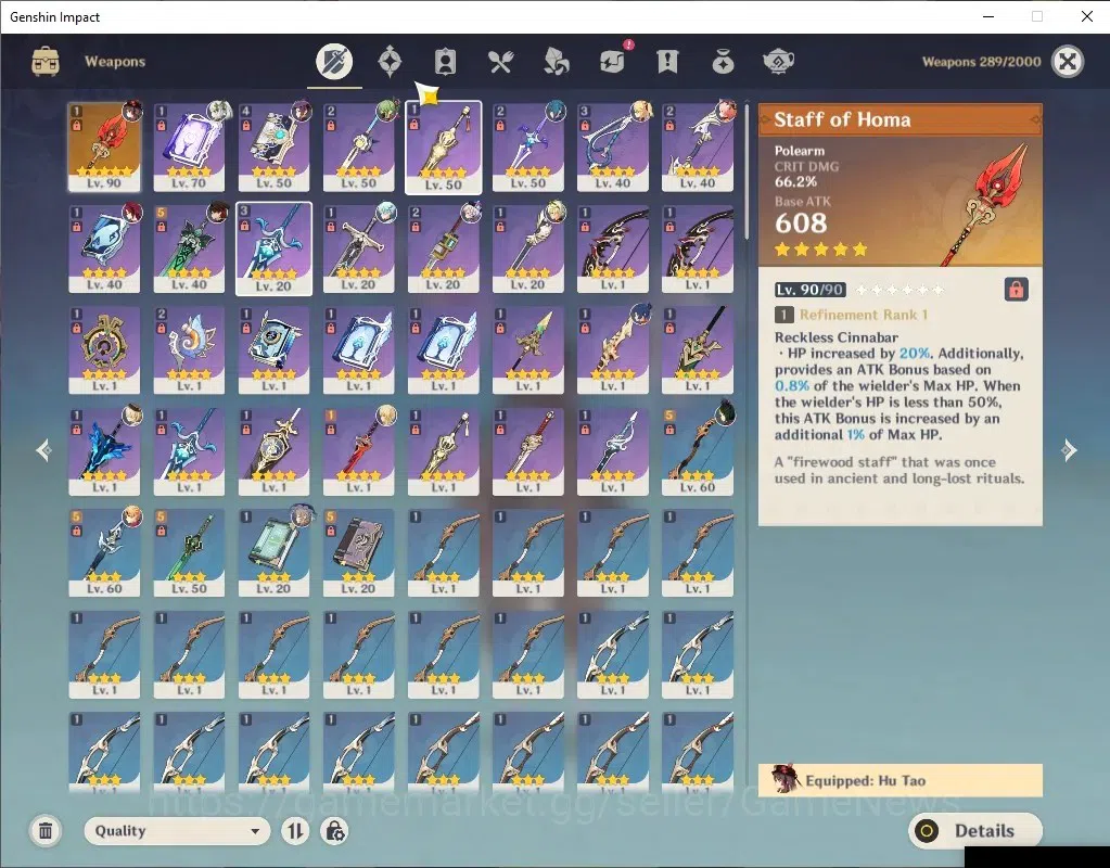 Genshin Impact Accounts Asia|AR 54|2 Limited+1(*5 Wep)|[HutaoC2]+Sign,Nahi image 6