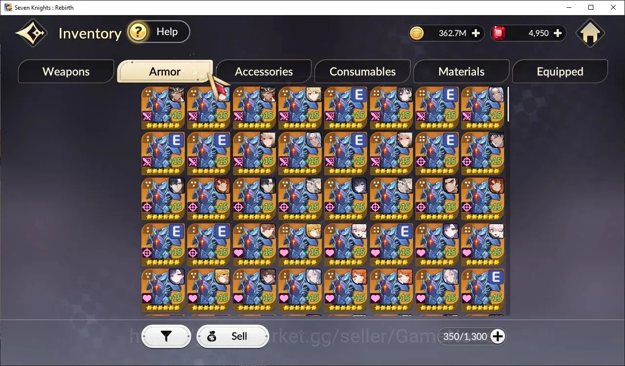 Seven Knights Re:Birth Accounts GLOBAL SEA|Full ex-7k[FaiTC2,GelidusTC1,Melia,Juri image 10
