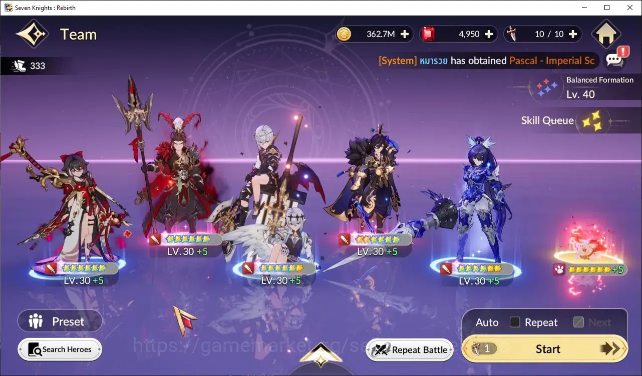 Seven Knights Re:Birth Accounts GLOBAL SEA|Full ex-7k[FaiTC2,GelidusTC1,Melia,Juri image 16