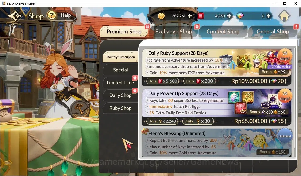 Seven Knights Re:Birth Accounts GLOBAL SEA|Full ex-7k[FaiTC2,GelidusTC1,Melia,Juri image 4