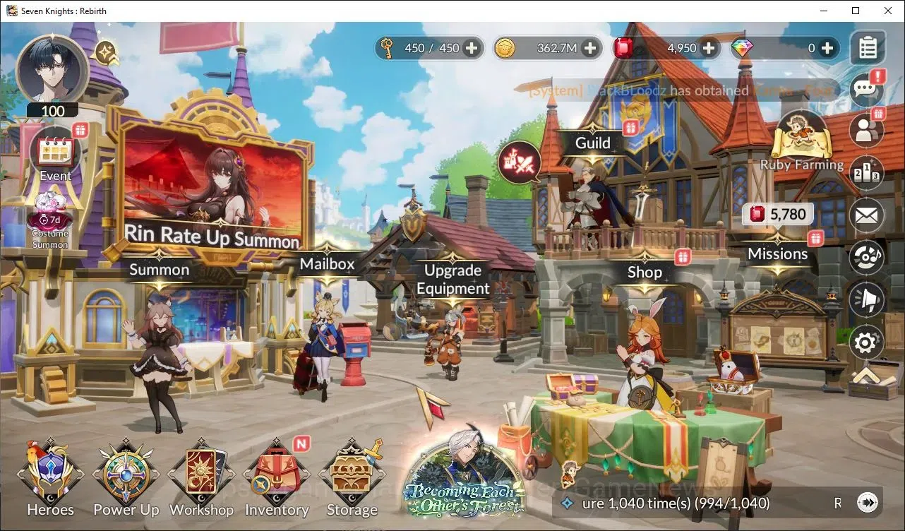 Seven Knights Re:Birth Accounts GLOBAL SEA|Full ex-7k[FaiTC2,GelidusTC1,Melia,Juri image 7