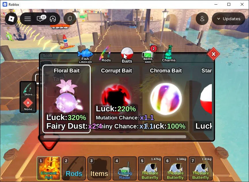 Roblox Accounts Lv 384 Fish It 1 Rod Secret (Element) 1 Mythic (Gh image 3